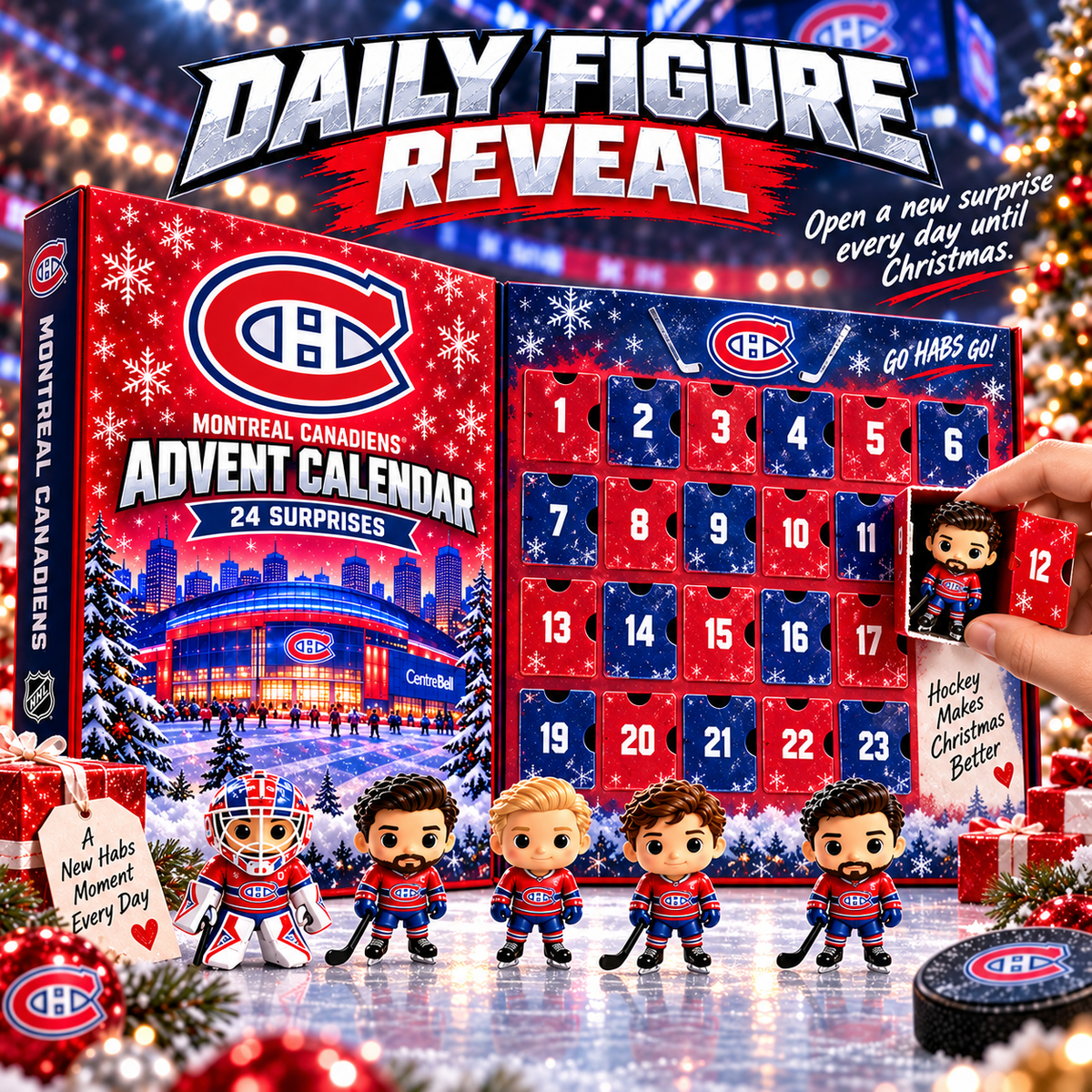 Montreal Canadiens Hockey Advent Calendar