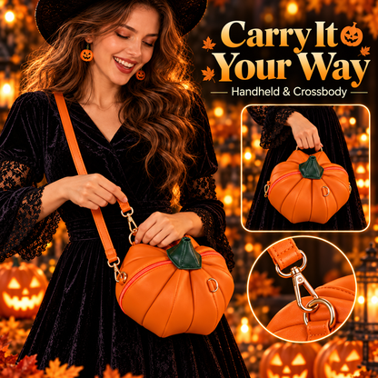 Pumpkin Crossbody Purse – Cute Halloween & Fall Handbag