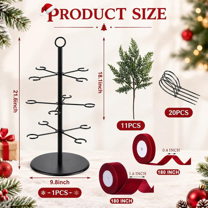 The Christmas Cocktail Tree – A Holiday Centerpiece Everyone Will Love