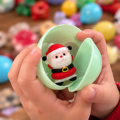 Santa’s Christmas Surprise Egg Machine – 24 Days of Squishy Toy Surprises