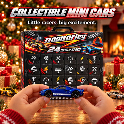 🏁 24 Days of Racing Magic – Christmas Mini Car Collector's Advent Calendar 🎄