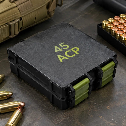 🎯100 Round Ammo Storage Box | Waterproof Hard Shell Ammunition Organizer Case