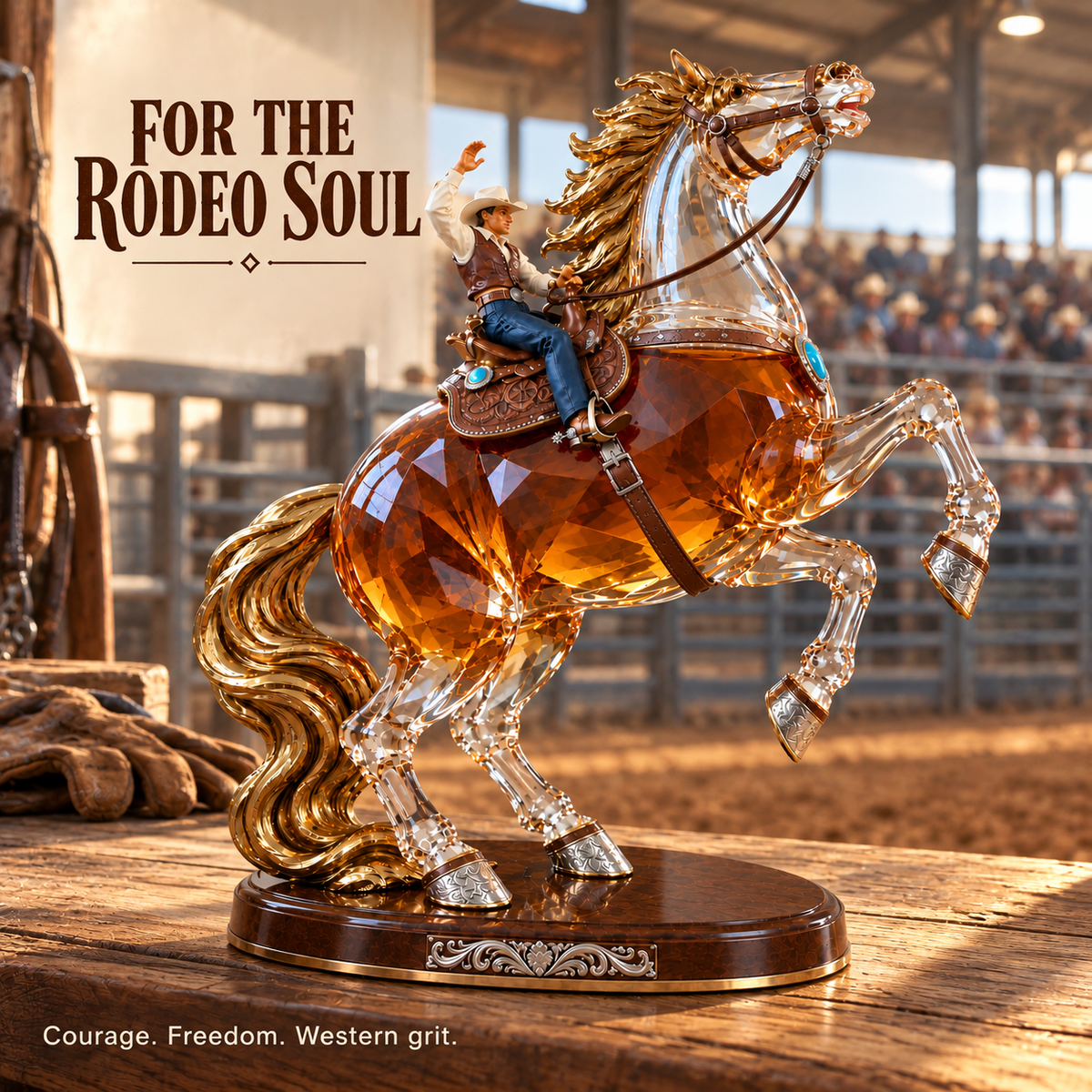 Untamed Spirit Rearing Horse Whiskey Decanter – Western Limited Collector’s Edition