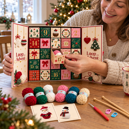 🎄 2026 Christmas Crochet Countdown：Limited Edition Trendy Collectible