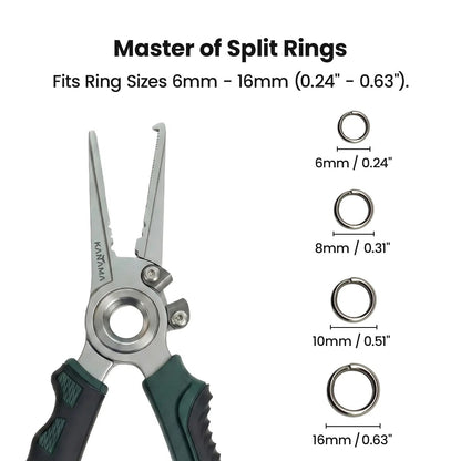 🎣 Stainless Steel Fishing Pliers – Cut Line. Swap Hooks.