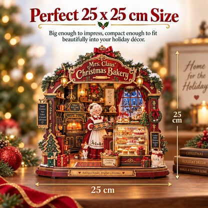 🎄 Mrs. Claus Christmas Bakery DIY Shadow Box Kit🎄