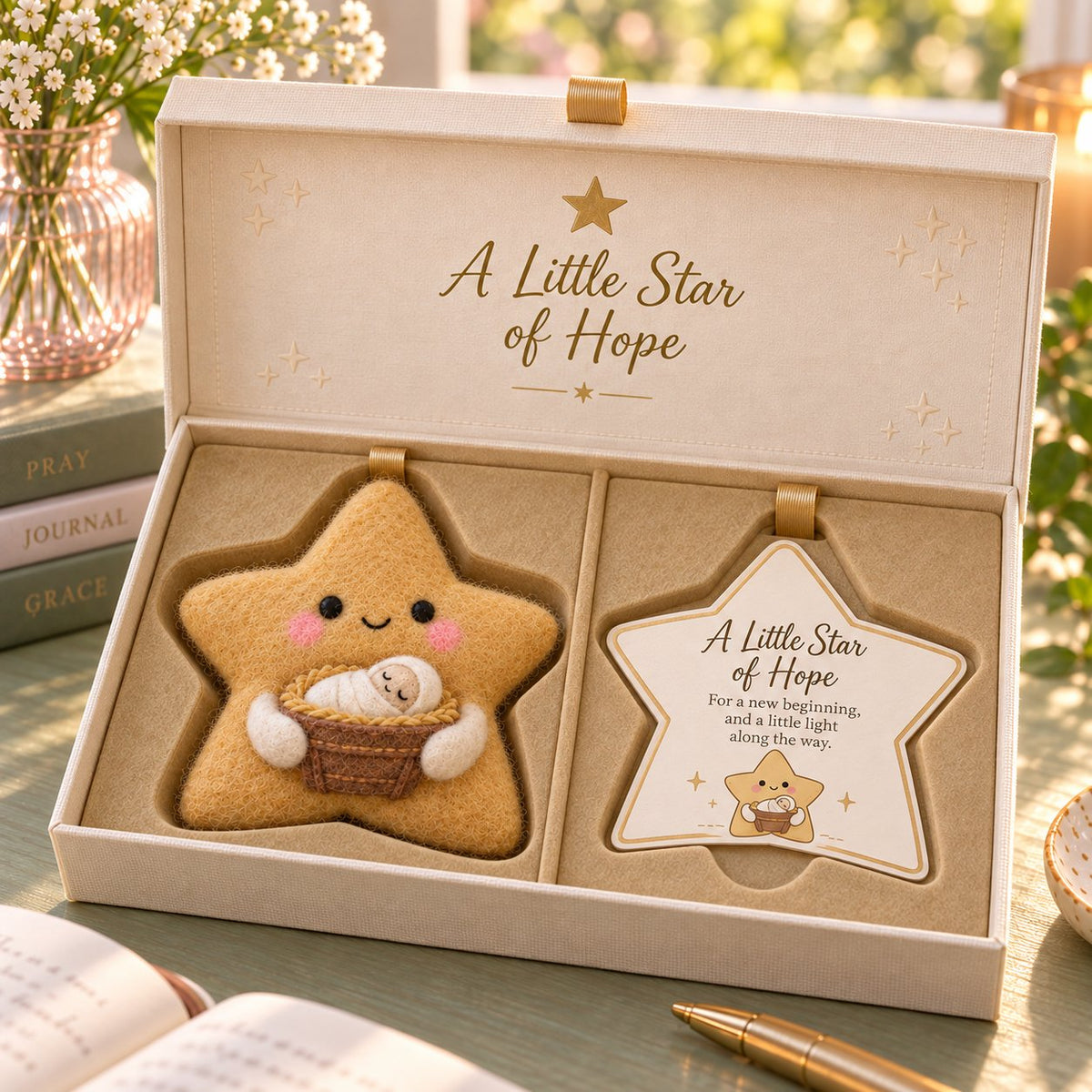 Faith-Inspired Felt Keepsake Gift Set | 6 Meaningful Designs with Matching Message Card & Gift Box 🎁