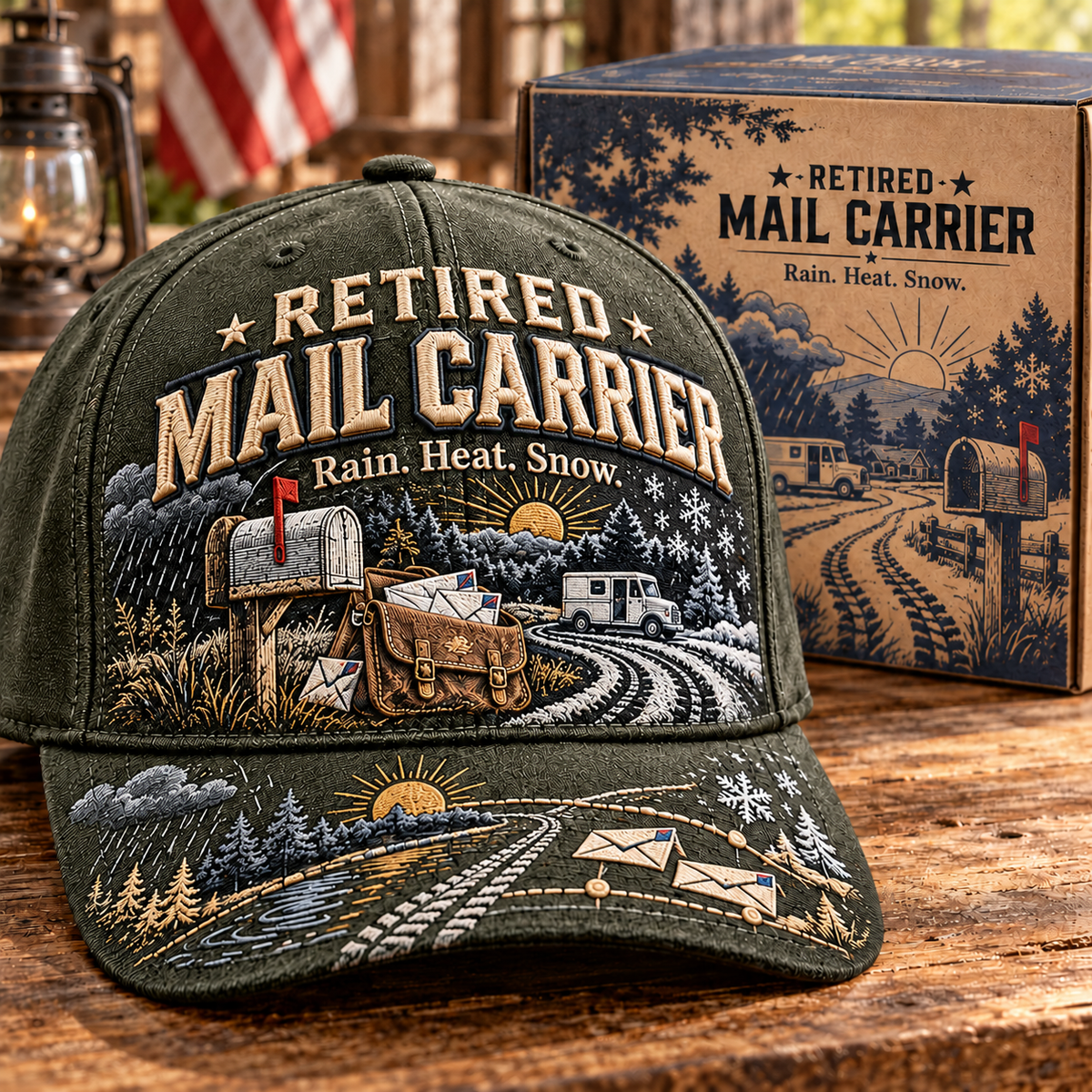 🇺🇸 Last Day Promo: 49% OFF📬Retired Mail Carrier Baseball Cap