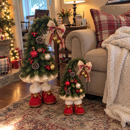 Santa's Little Boot Buddies™ – Whimsical Christmas Elf Trees