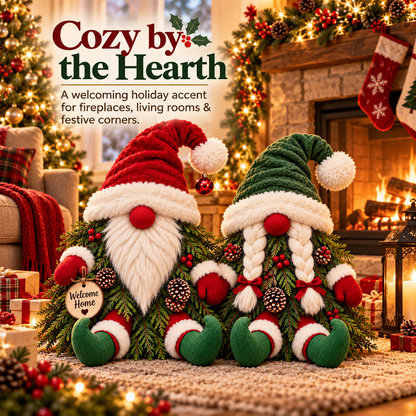 Christmas Evergreen Gnome Decorations