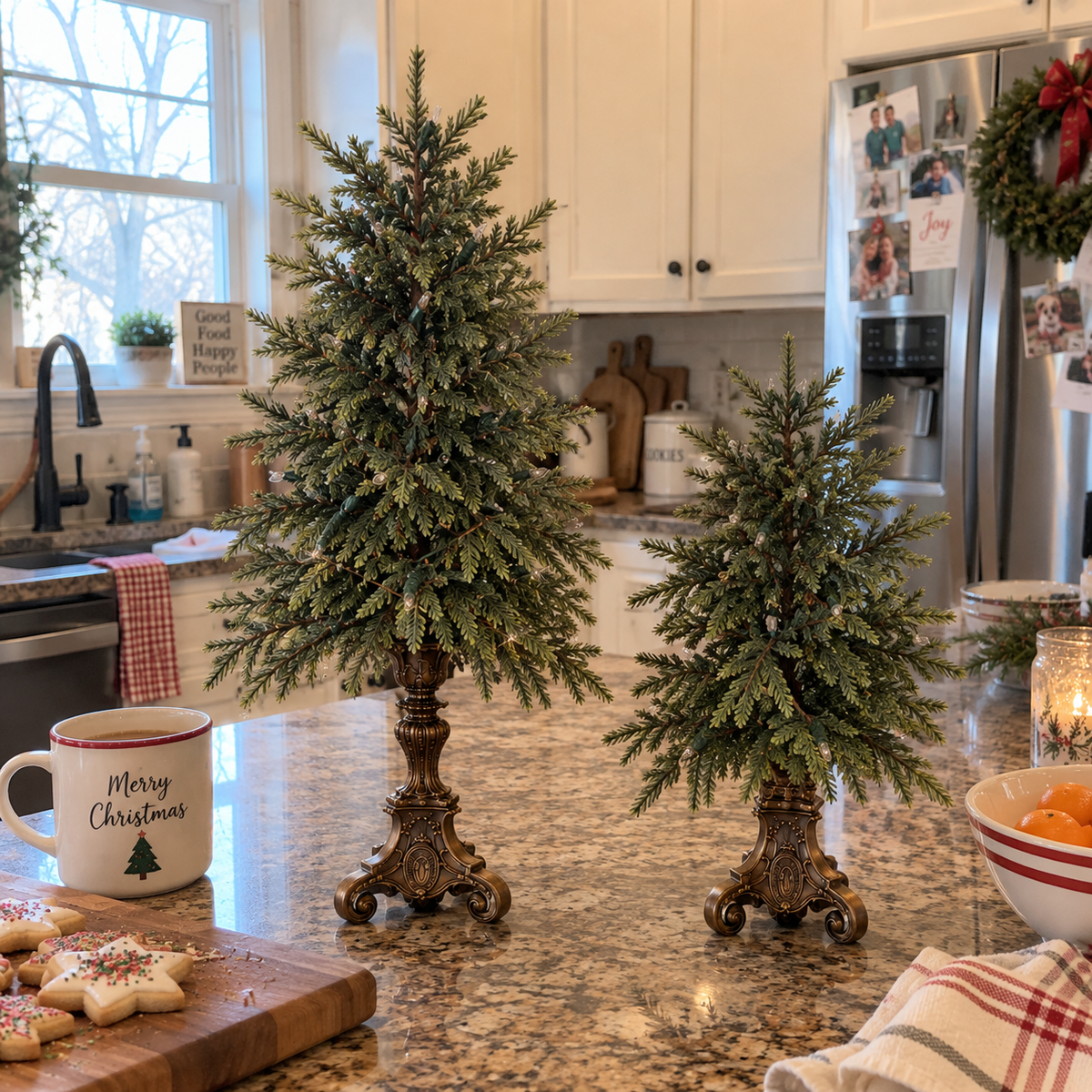 🎄✨Vintage Tabletop Christmas Trees
