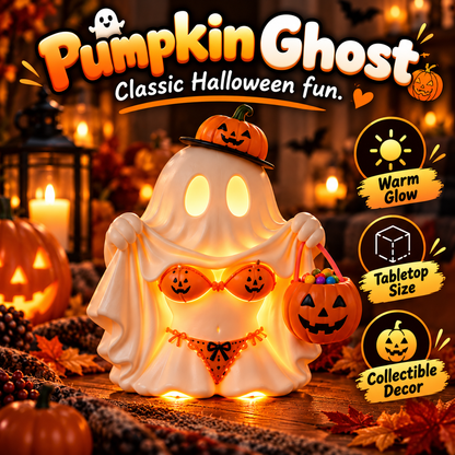 👻Cheeky Ghost Halloween Tabletop Decor – 5 Mischievous Styles