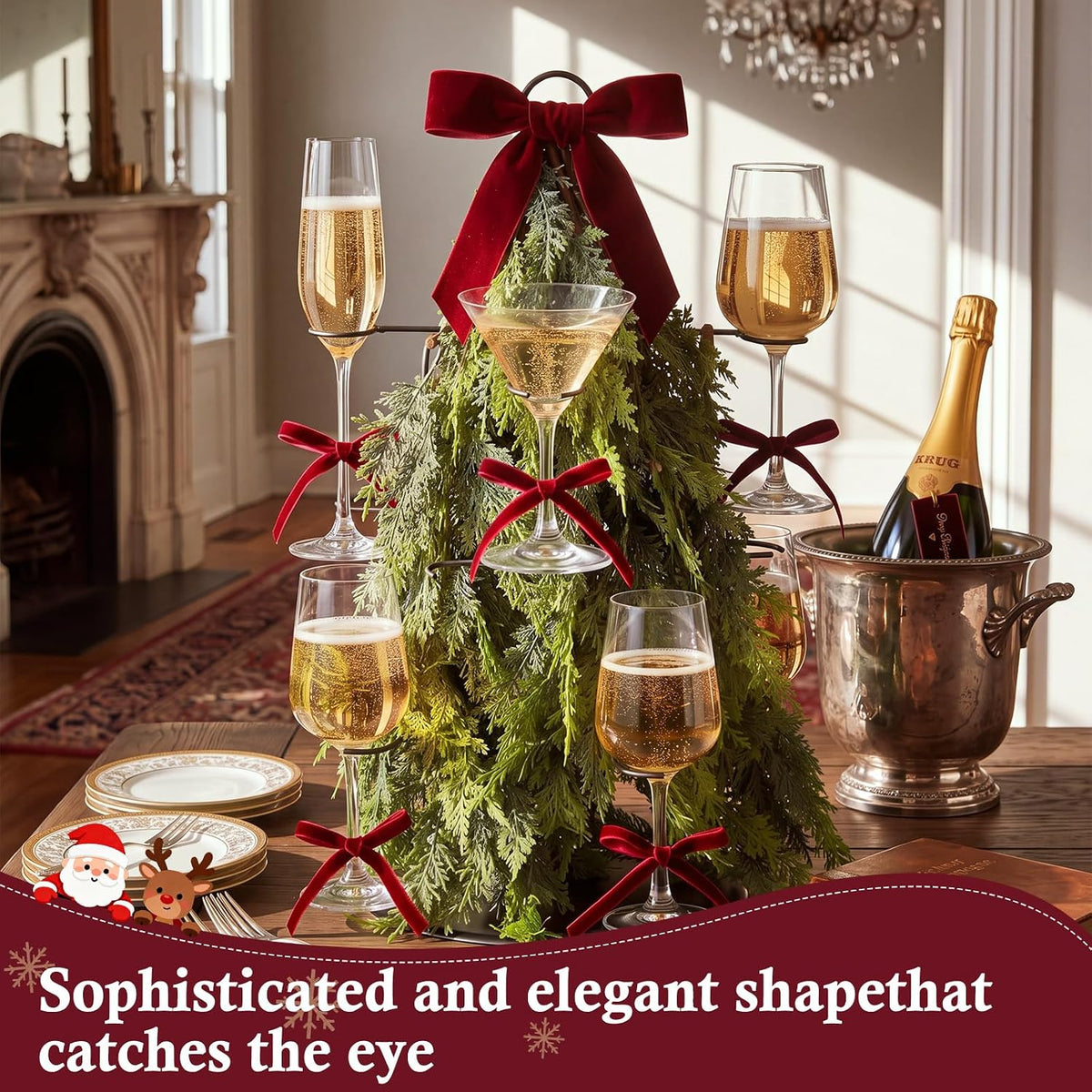 The Christmas Cocktail Tree – A Holiday Centerpiece Everyone Will Love