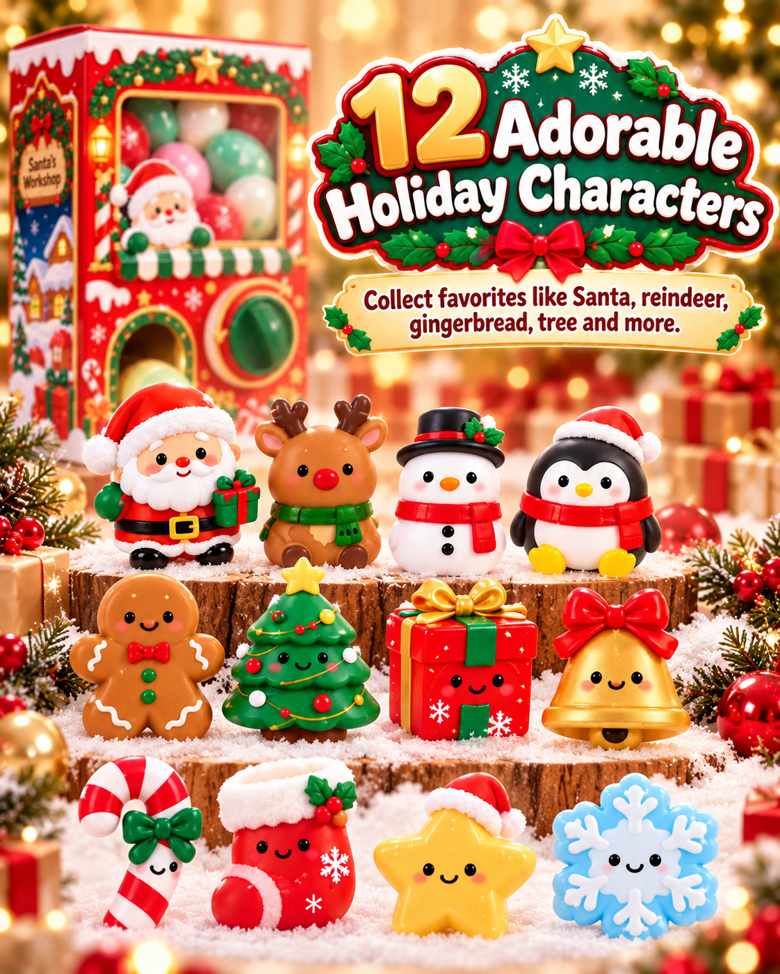 Santa’s Workshop Christmas Surprise Egg Machine