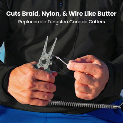 🎣 Stainless Steel Fishing Pliers – Cut Line. Swap Hooks.