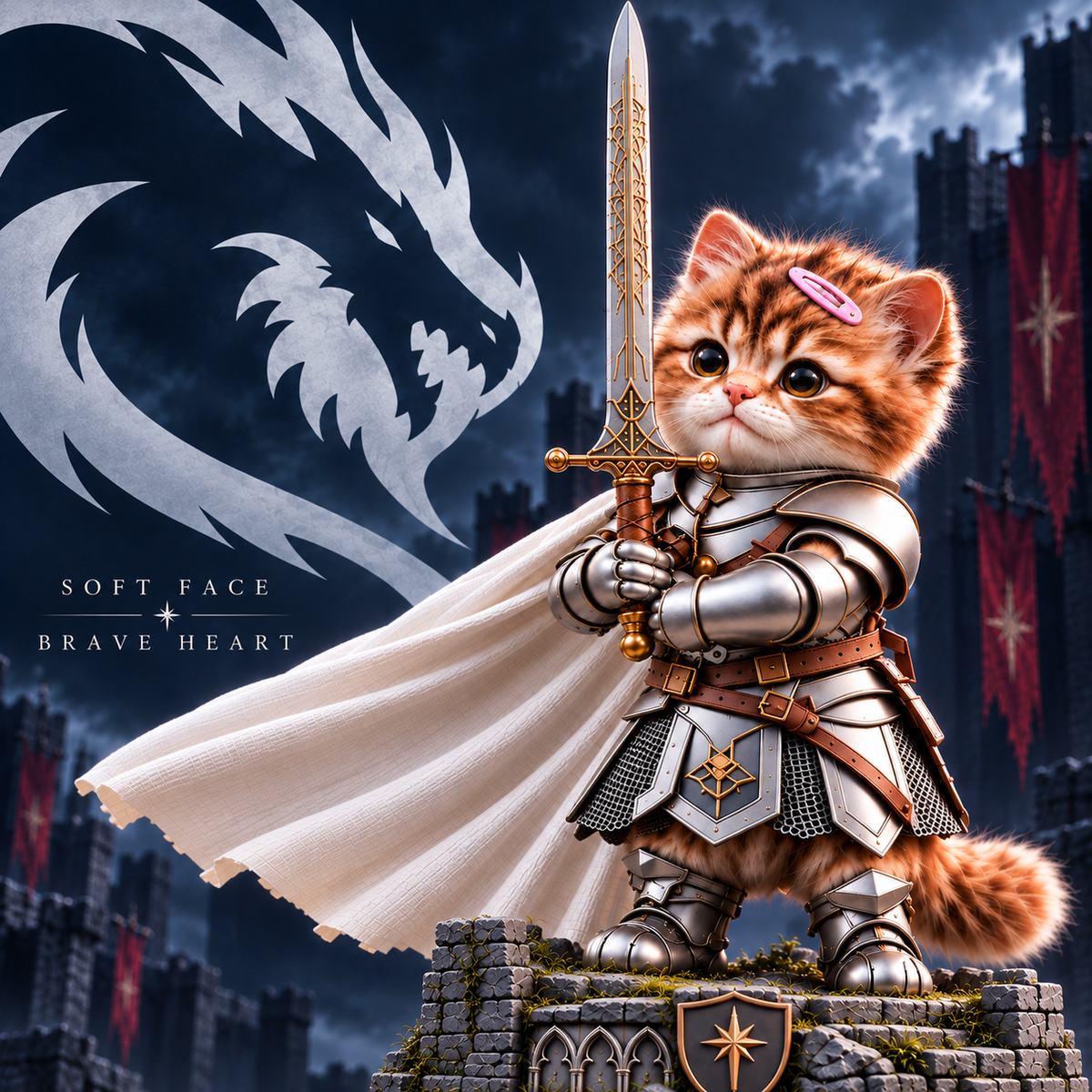 ⚔️ Cat Knight — The Tiny Guardian 🐾