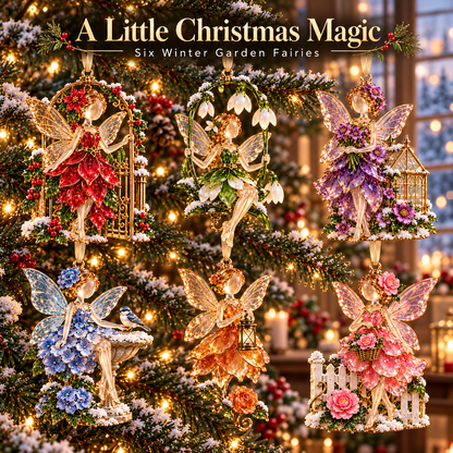 Winter Garden Fairies – 6 Enchanting Christmas Ornament Designs