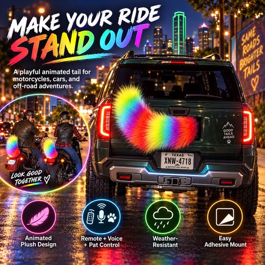 🚗🐾 Remote Control Electric Car Tail – Make Your Car Stand Out