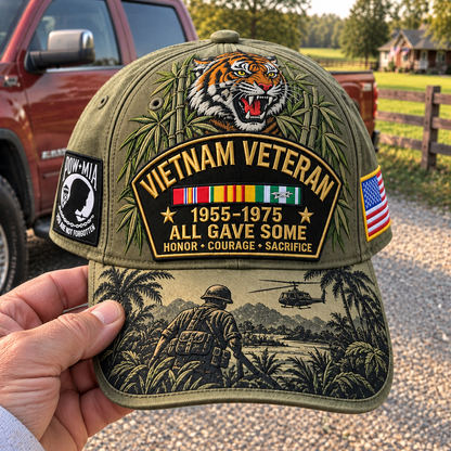 🇺🇸 Last Day Promo: 49% OFF🎖️Vietnam Veteran 1955–1975 All Gave Some Tribute Baseball Cap