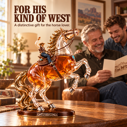 Untamed Spirit Rearing Horse Whiskey Decanter – Western Limited Collector’s Edition