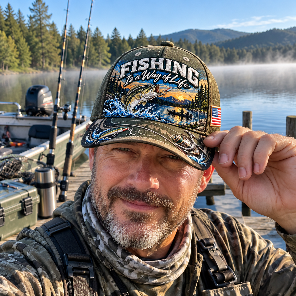 🇺🇸 Last Day Promo: 49% OFF🎣Fishing Is a Way of Life Baseball Cap