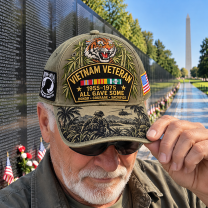 🇺🇸 Last Day Promo: 49% OFF🎖️Vietnam Veteran 1955–1975 All Gave Some Tribute Baseball Cap