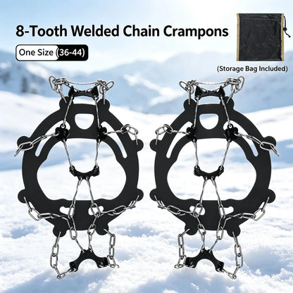 🛠️Lightweight Crampons Anti-Slip Traction Snow Grips for Walking
