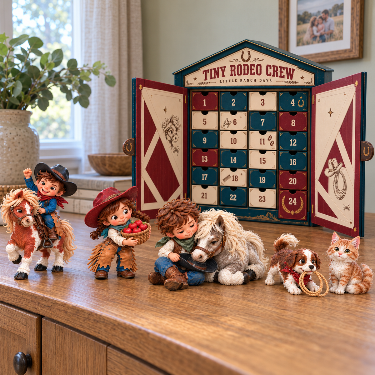 🤠 Tiny Rodeo Crew 24-Day Advent Calendar – A Little Western Christmas 🎄