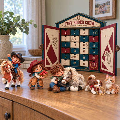 🤠 Tiny Rodeo Crew 24-Day Advent Calendar – A Little Western Christmas 🎄
