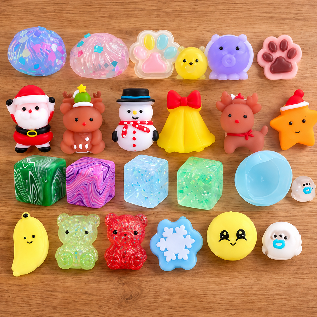 Santa’s Christmas Surprise Egg Machine – 24 Days of Squishy Toy Surprises