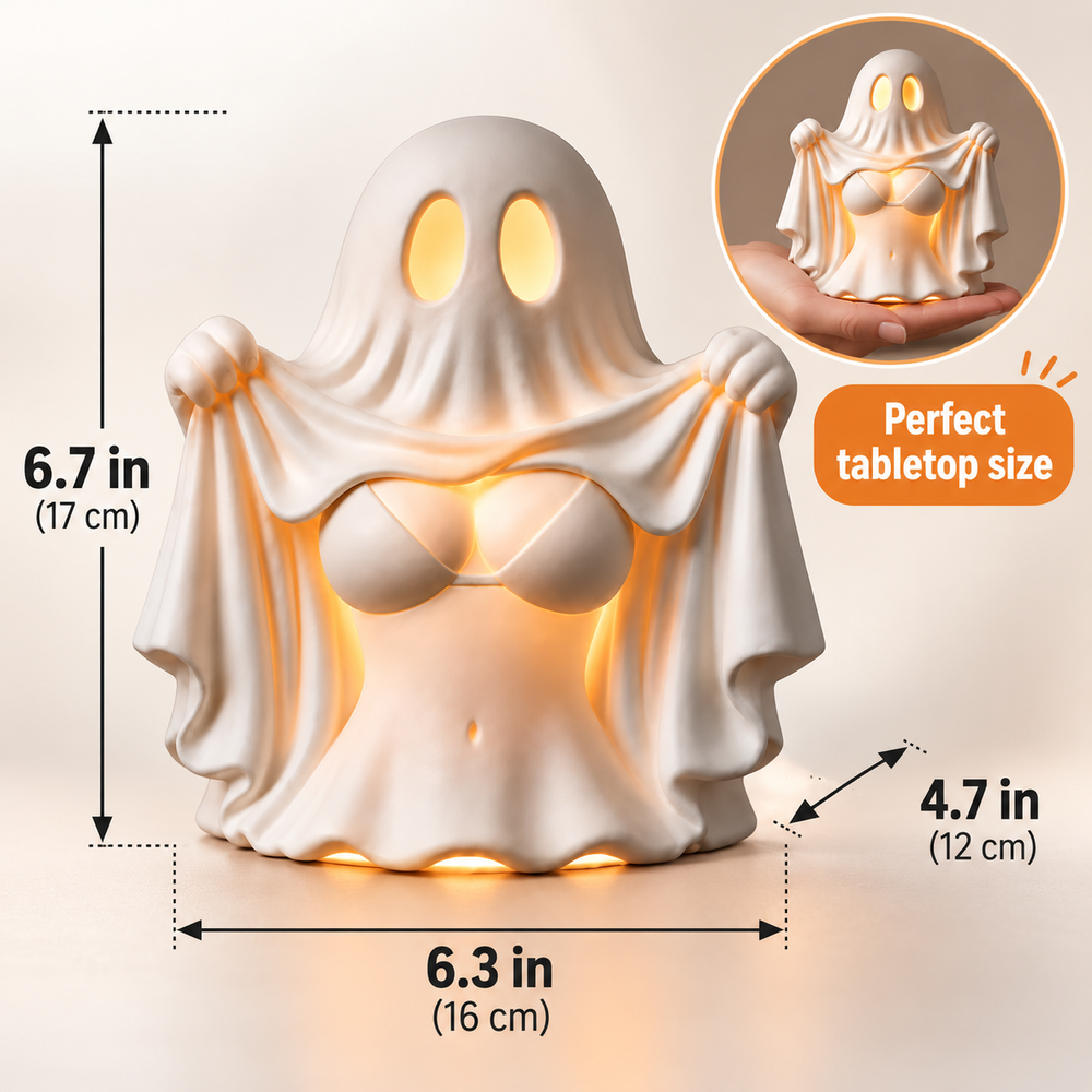 Cheeky Ghost Halloween decor dimensions