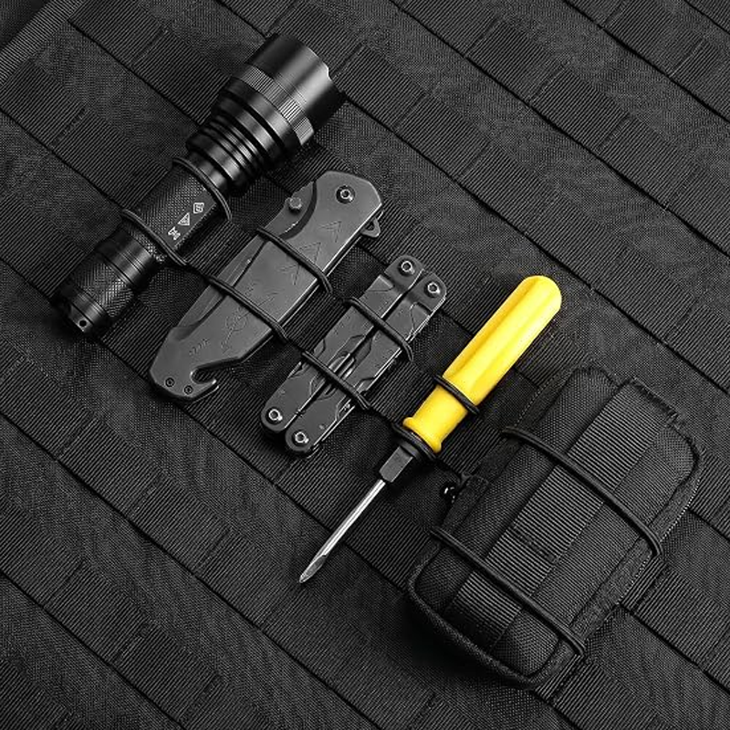 Tactical Dual-Loop Gear Retainer Clips – Lightweight Multi-Purpose Accessory Holder for Backpacks
