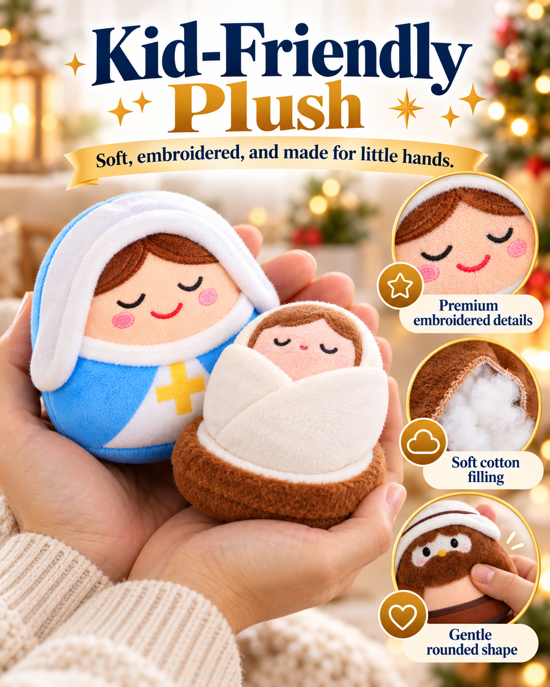 Nativity Advent Calendar plush comparison