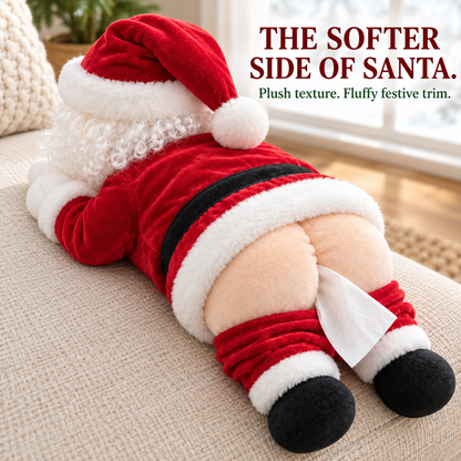 Plush Santa Tissue Holder
