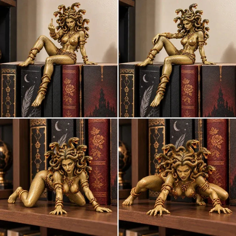 🔥 Last Day 49% OFF - 🐍 Medusa Goddess Shelf Sitter Statue | 4 Unique Gothic Mythology Styles (📦Buy 2 Free Shipping)