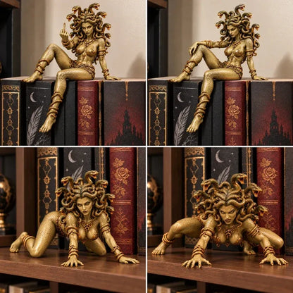 🔥 Last Day 49% OFF - 🐍 Medusa Goddess Shelf Sitter Statue | 4 Unique Gothic Mythology Styles (📦Buy 2 Free Shipping)