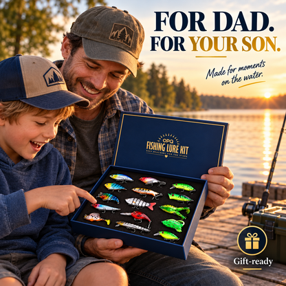The Perfect Catch — 15-Piece Fishing Gift Box
