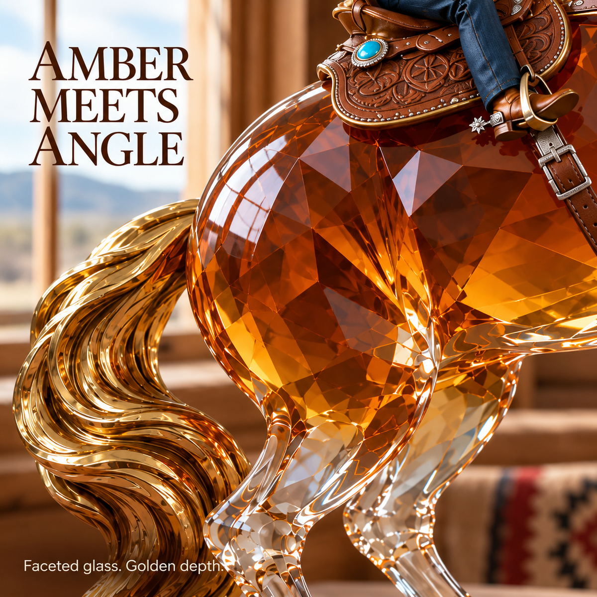 Untamed Spirit Rearing Horse Whiskey Decanter – Western Limited Collector’s Edition
