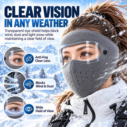 ❄️Winter Windproof Face Mask | Detachable Anti-Fog Goggles for Ski & Ride