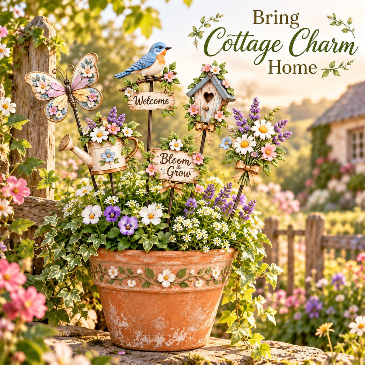 My Little Cottage Garden™ DIY Pot Stake Kit