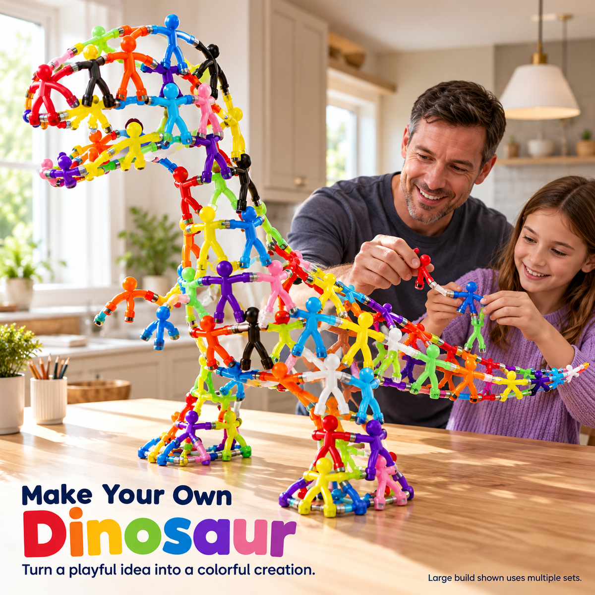 🔥LAST DAY 50% OFF🧲🌈 Magic Magnetic Little Friends – 10-Piece Bendable Silicone Figure Toy Set