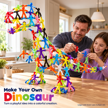 🔥LAST DAY 50% OFF🧲🌈 Magic Magnetic Little Friends – 10-Piece Bendable Silicone Figure Toy Set