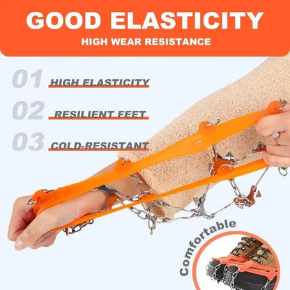 🛠️Lightweight Crampons Anti-Slip Traction Snow Grips for Walking