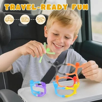 🔥LAST DAY 50% OFF - 🧲🌈 Magic Magnetic Little Friends – 10-Piece Bendable Silicone Figure Toy Set