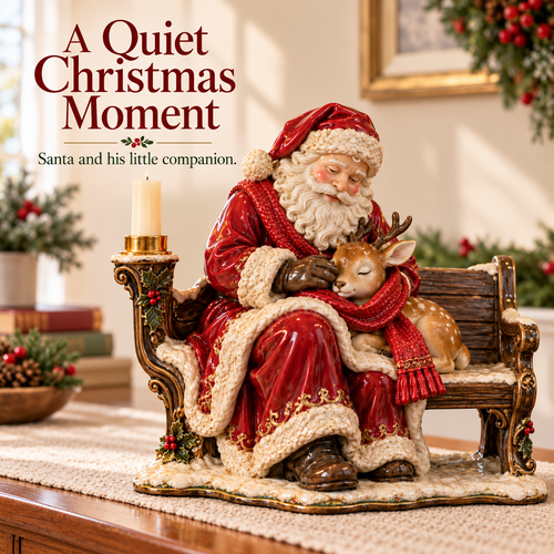 ✨Christmas Moments Figurine Candle Holder