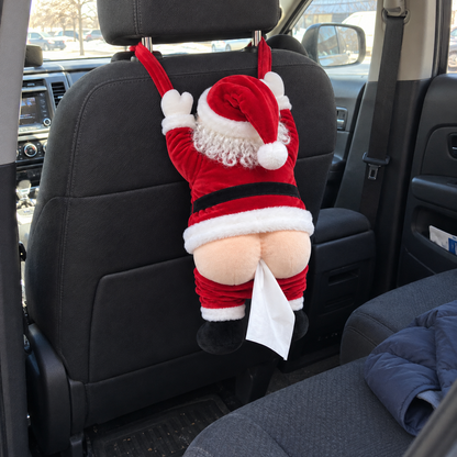Plush Santa Tissue Holder