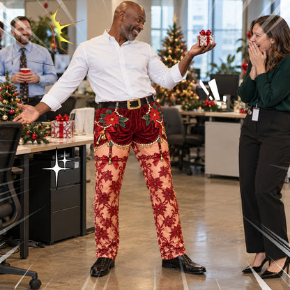 Funny Christmas Illusion Pants for Adults