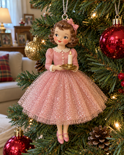 Vintage Christmas Lady Ornaments – 1950s-Inspired Keepsake Collection🎄