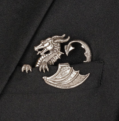 🦁✨ Luxury Sculpted Animal Brooch – Premium Statement Piece for Suits & Blazers