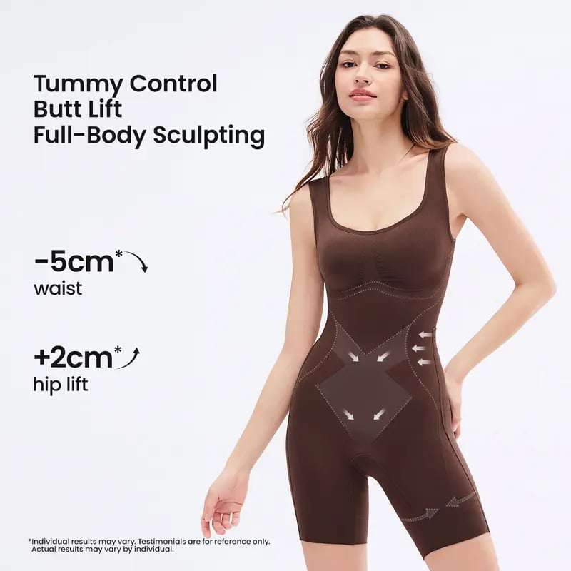 ✨ Full Body Sculpting Bodysuit | Back Support & Hip Lift, Inclusive Sizing S–3XL